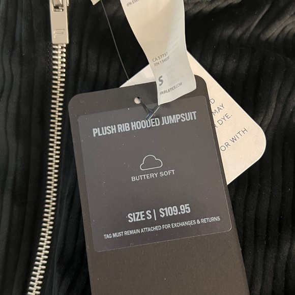Fabletics Plush Rib Hooded Jumpsuit - Picture 6 of 6